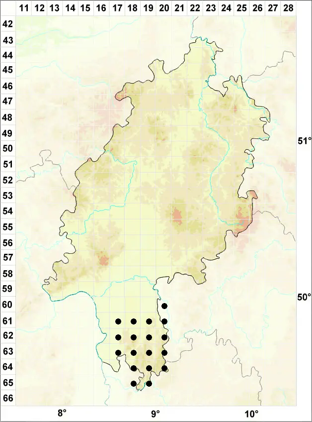 Karte Privatherbarium Cezanne-Eichler